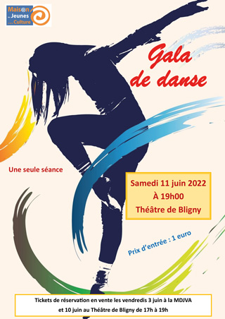 Affiche Gala Danse Mjc 2022